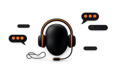 Customer support headset